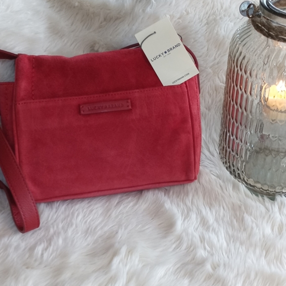 Lucky Brand Small Red Lura Crossbody - Picture 4 of 8